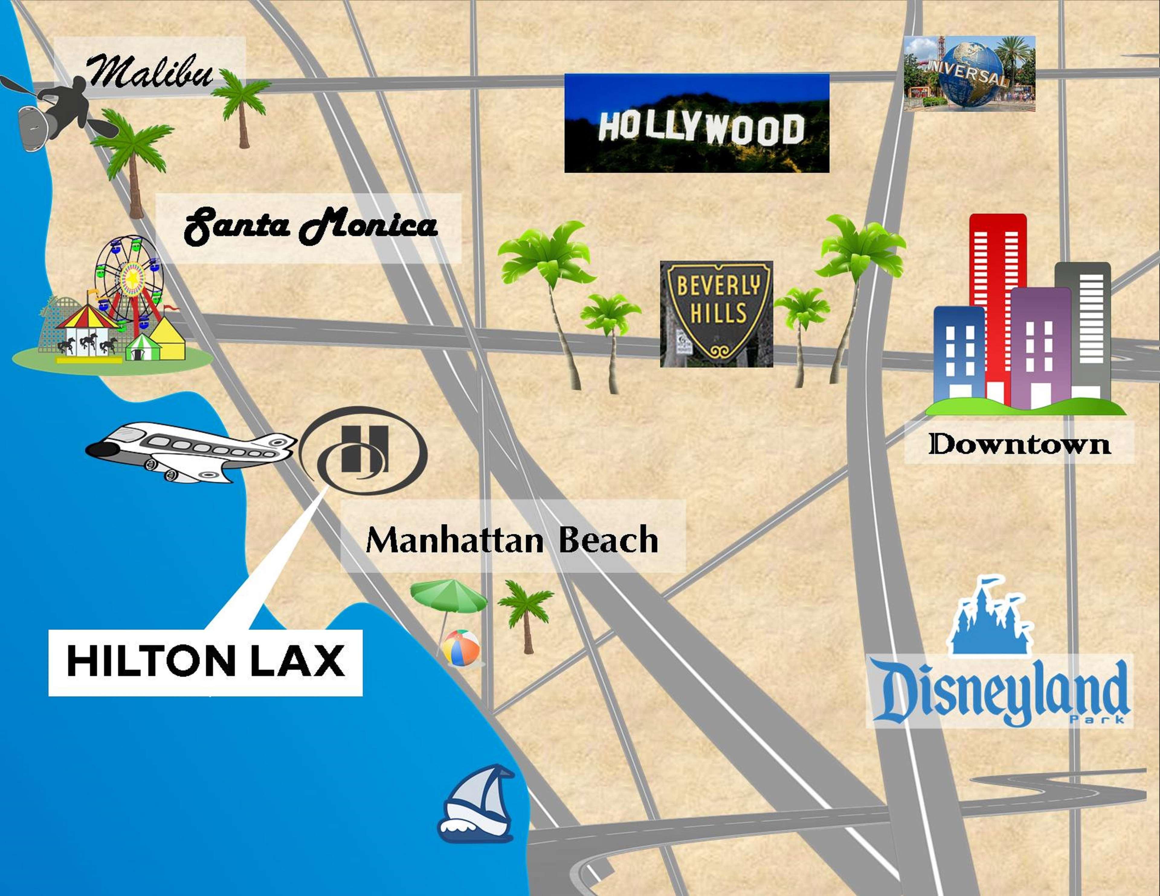 Hilton Los Angeles Airport Esterno foto